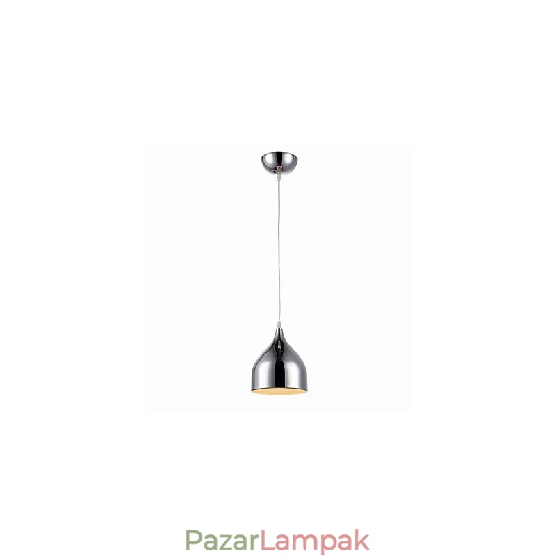 Vas galvanizált függőlámpa Modern világító lámpa