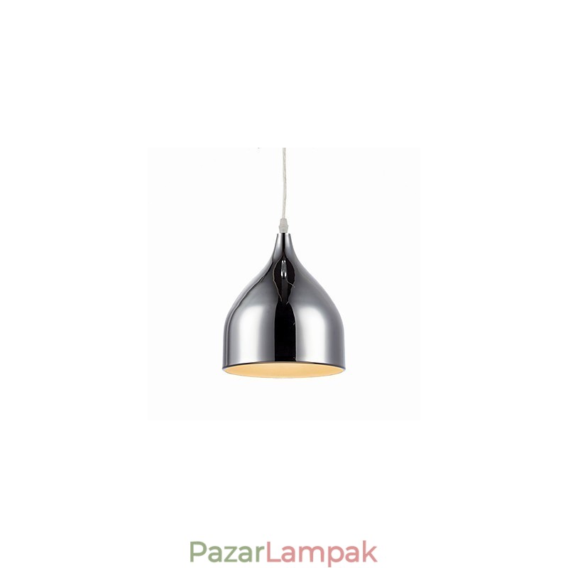 Vas galvanizált függőlámpa Modern világító lámpa