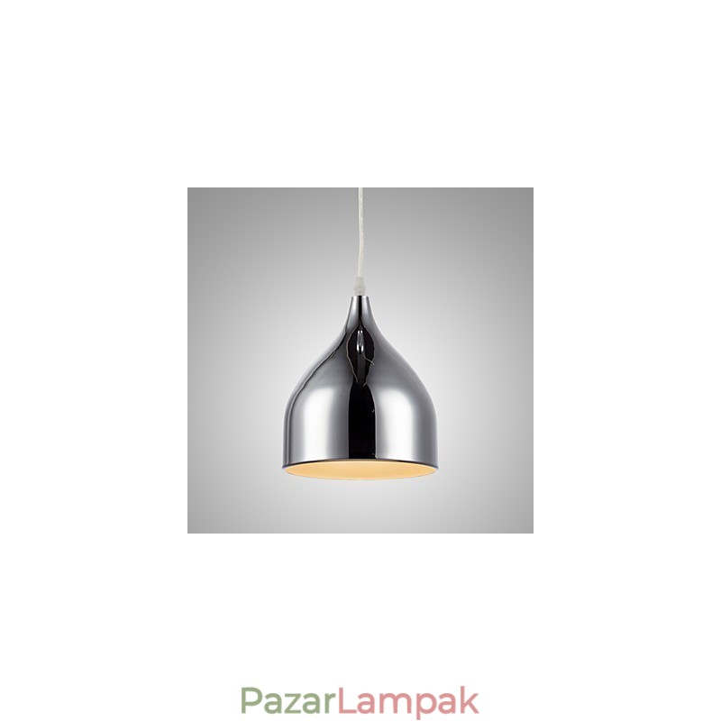 Vas galvanizált függőlámpa Modern világító lámpa