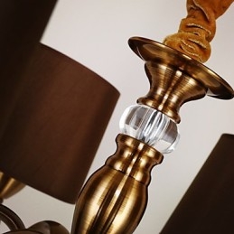 Rusztikus Lodge Vintage mini stílusú galvanizált fém csillár