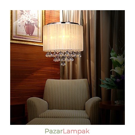 Elegáns kristály függőlámpa 4 lámpával