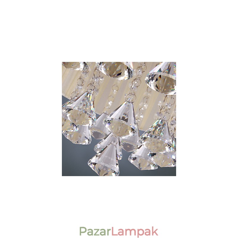 Elegáns kristály függőlámpa 4 lámpával