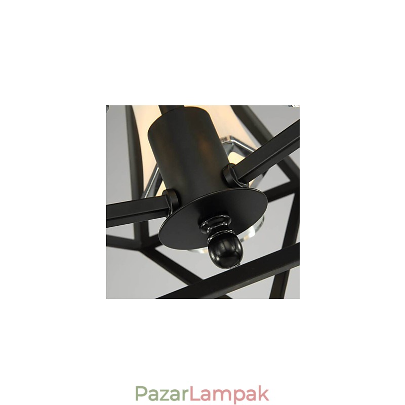 Függő lámpák 3 lámpák Country Outdoors Fém