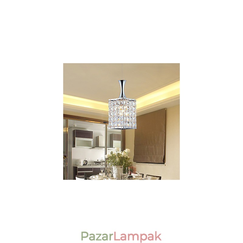 3 Lights Fémváz K9 Crystal Csillár Droplight Send Izzó