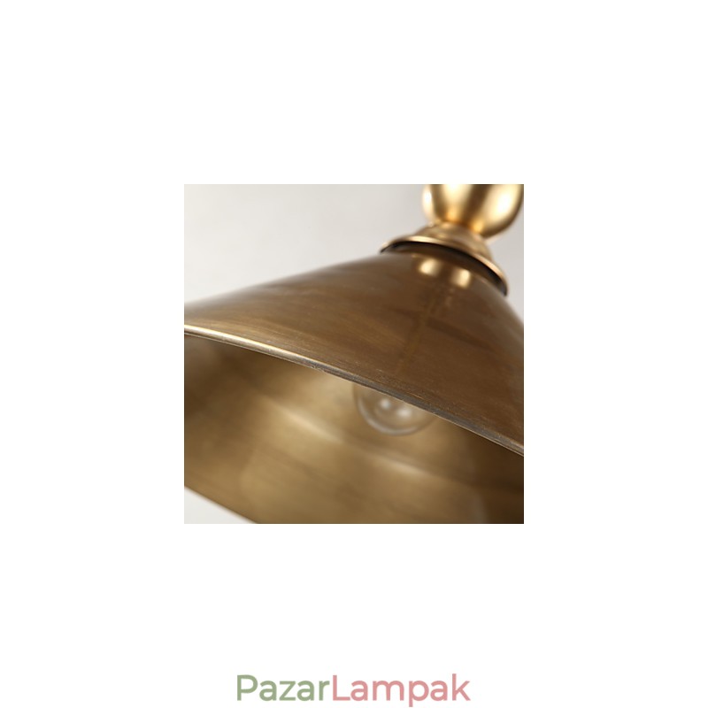 Tiszta sárgaréz függőlámpa mini stílusú, hagyományos klasszikus fém