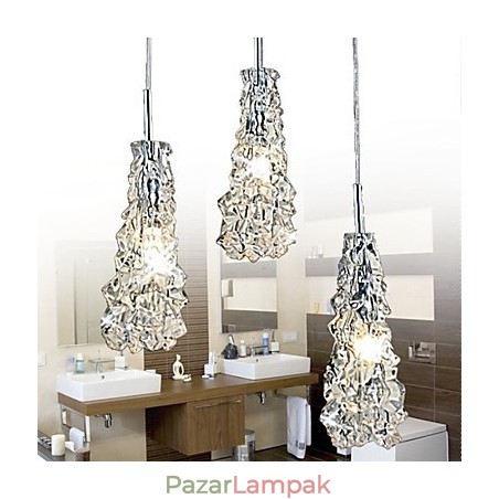 Tradition Classic átlátszó üveg 3 Light csillár