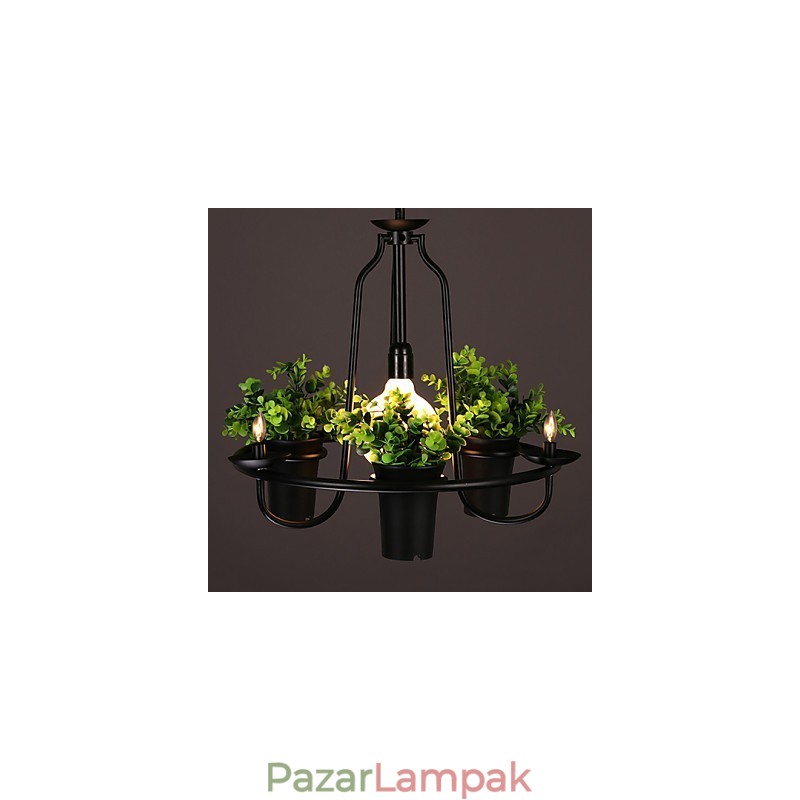 Modern, kortárs dekoratív kivitelű függőlámpa (növényeket nem tartalmaz)