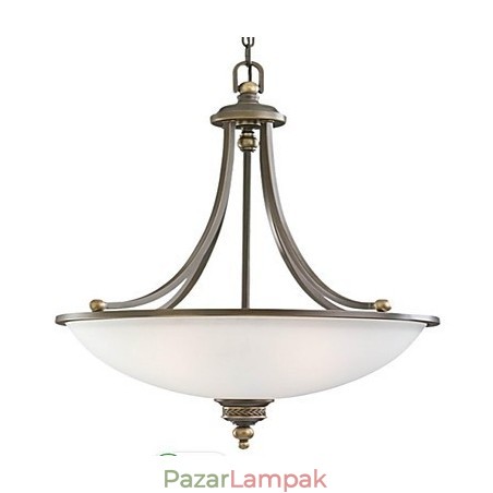 Rusztikus Lodge bronz fém függőlámpa Rusztikus Lodge bronz fém függőlámpa