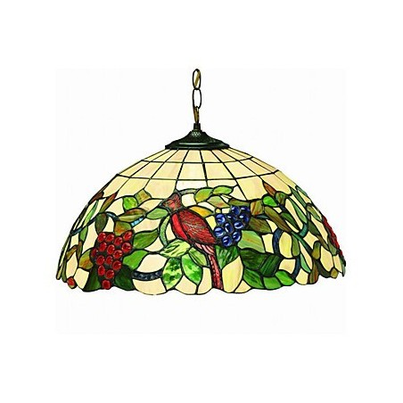 Grapes and Birds 2 light Pendant Light Grapes and Birds 2 light Pendant Light