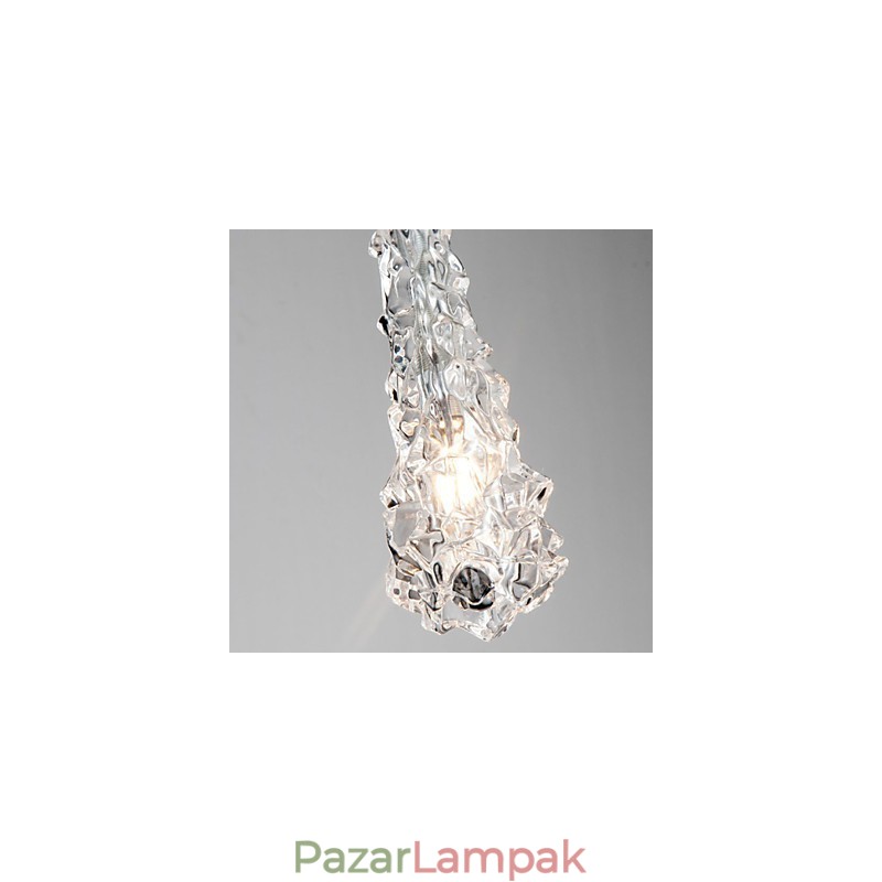 Tradition Classic átlátszó üveg 3 Light csillár