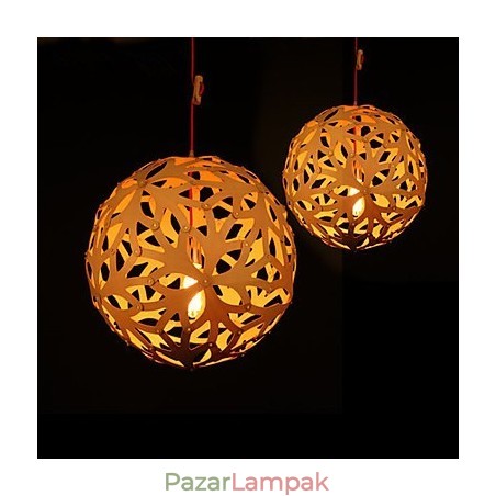 Csillár mini stílusú lámpás fa bambusz Csillár mini stílusú lámpás fa bambusz