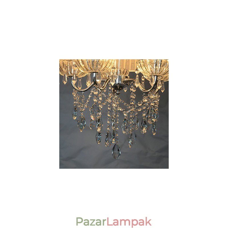 Dainty Chic 5 fényű medál minta virággal