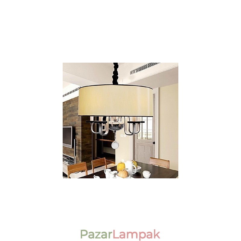 Modern, modern kristály króm fém függőlámpa