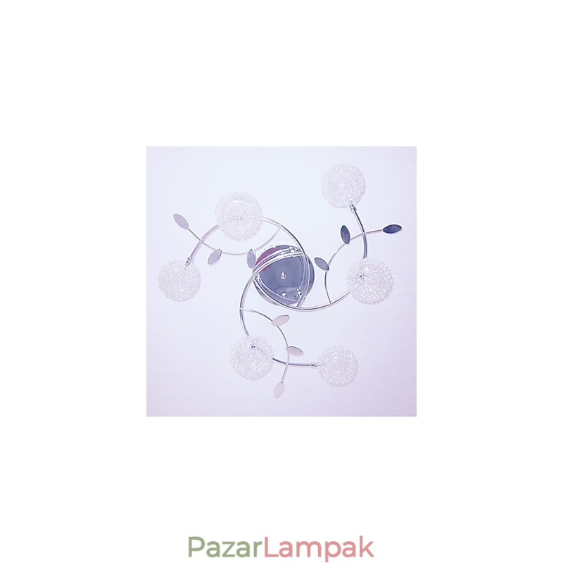 Modern kortárs kristályból galvanizált süllyesztett tartó