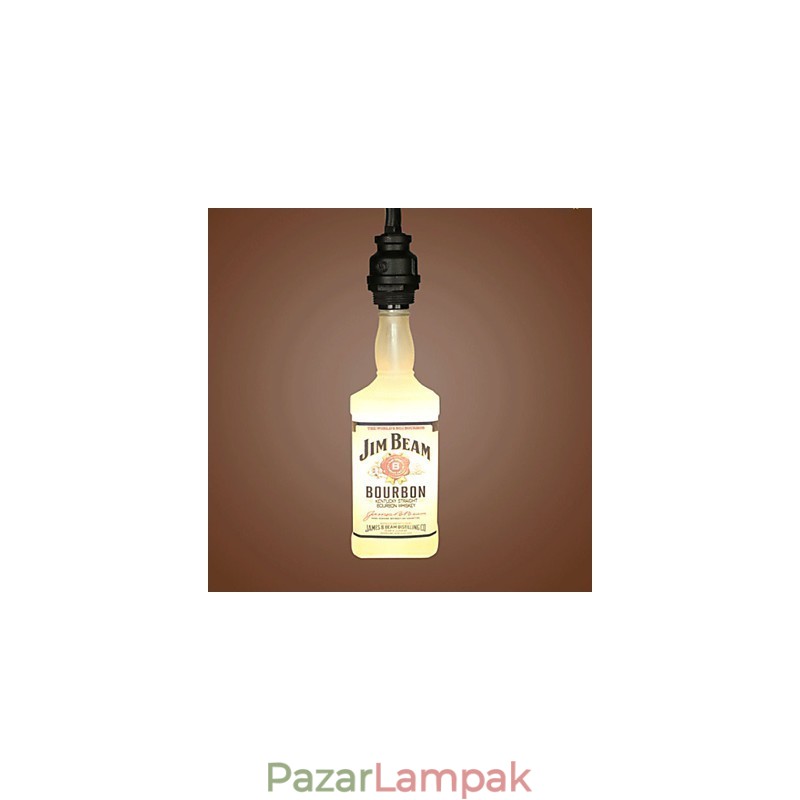 Mall üvegpalack palack csepplámpa