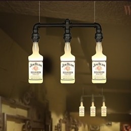 Mall üvegpalack palack csepplámpa