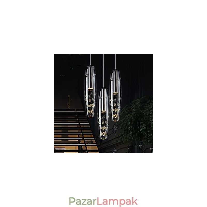Modern, modern mini stílusú, galvanizált fém függőlámpa gyerekeknek