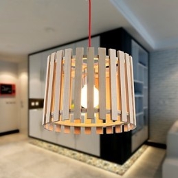 Függesztett lámpák mini stílusú, modern kortárs fa