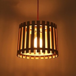 Függesztett lámpák mini stílusú, modern kortárs fa