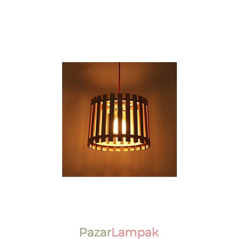 Függesztett lámpák mini stílusú, modern kortárs fa