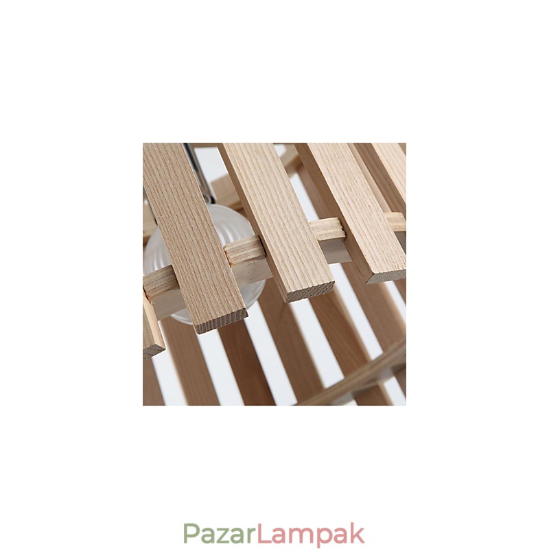 Függesztett lámpák mini stílusú, modern kortárs fa