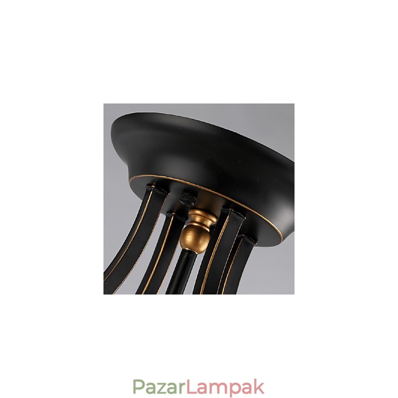 Modern, modern mini stílusú galvanizált fém csillár