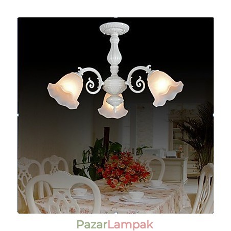 Falba szerelhető Three Lights White European Retro Classic Falba szerelhető Three Lights White European Retro Classic
