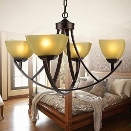 Csillár 4 Lights Traditional Classic Vintage Metal