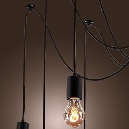 Csillár Vintage Design izzók, Living 10 Lights függőlámpa