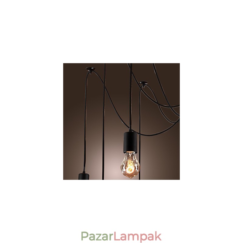Csillár Vintage Design izzók, Living 10 Lights függőlámpa