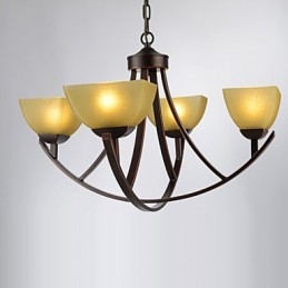 Csillár 4 Lights Traditional Classic Vintage Metal