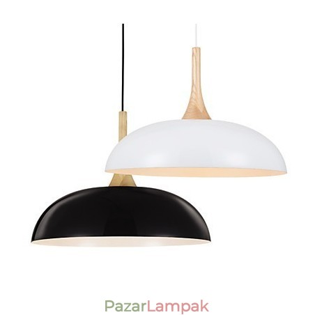 Mini művészi függőlámpa 1 könnyű, modern egyszerűség, fekete fehér kivitelű alumínium és fából készült lámpa Mini művészi függőlámpa 1 könnyű, modern egyszerűség, fekete fehér kivitelű alumínium és fából készült lámpa