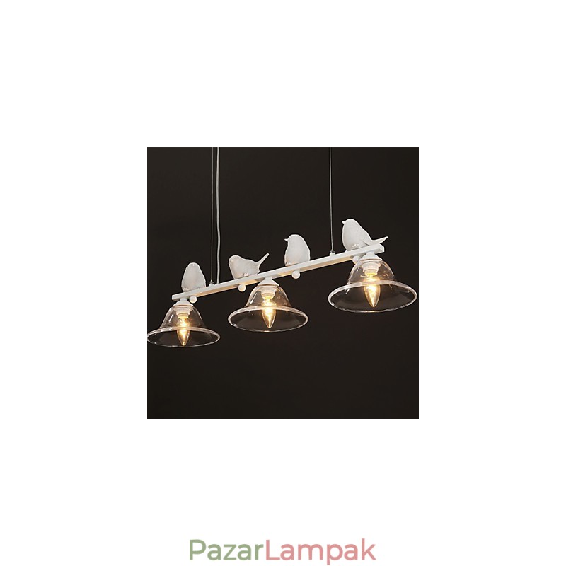 Modern üveg függőlámpa Egyszerű függőlámpa Cafe függőlámpa