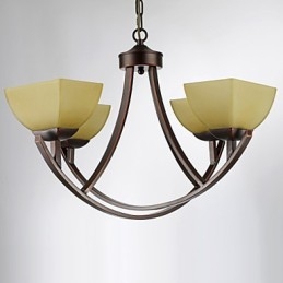 Csillár 4 Lights Traditional Classic Vintage Metal