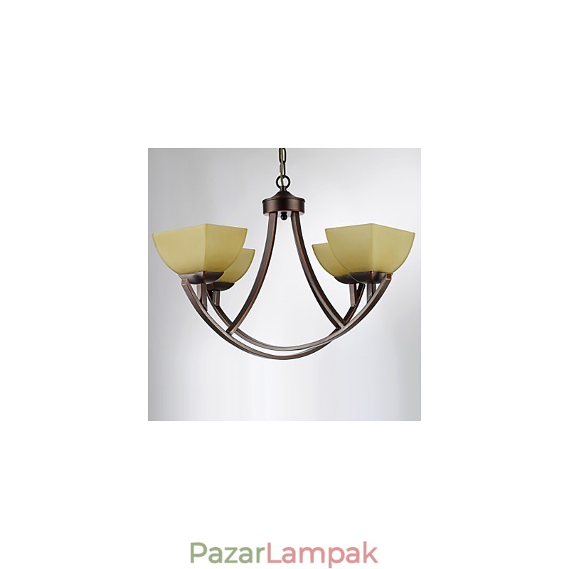 Csillár 4 Lights Traditional Classic Vintage Metal
