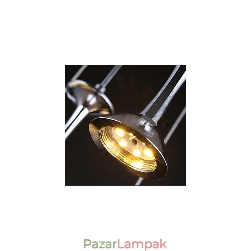 Modern függőlámpa 7 lámpával, integrált izzókkal, lépcsőlámpával