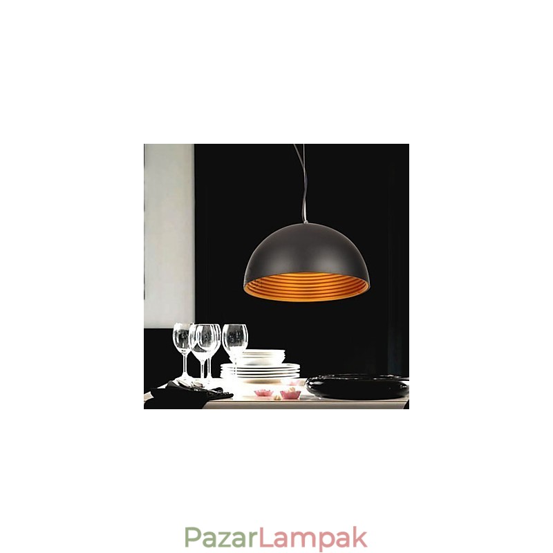 Modern, kortárs retro tál mini stílusú festményfüggő lámpa