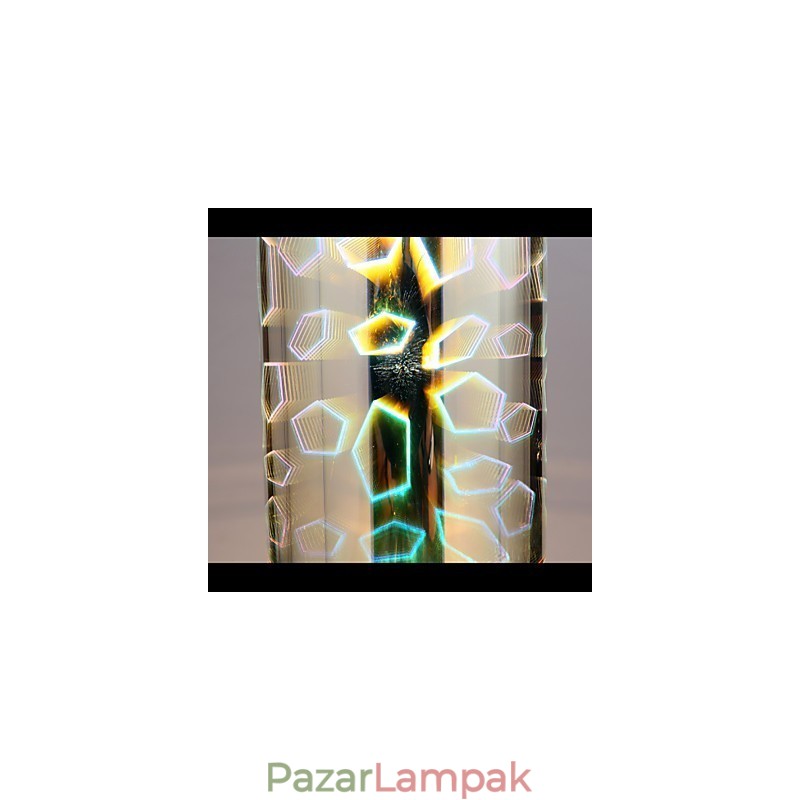 Álom lézergravírozás Krómozott lámpa 3 Egyenes