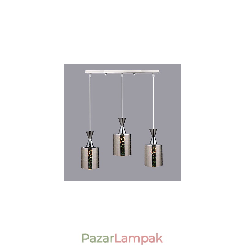 Álom lézergravírozás Krómozott lámpa 3 Egyenes