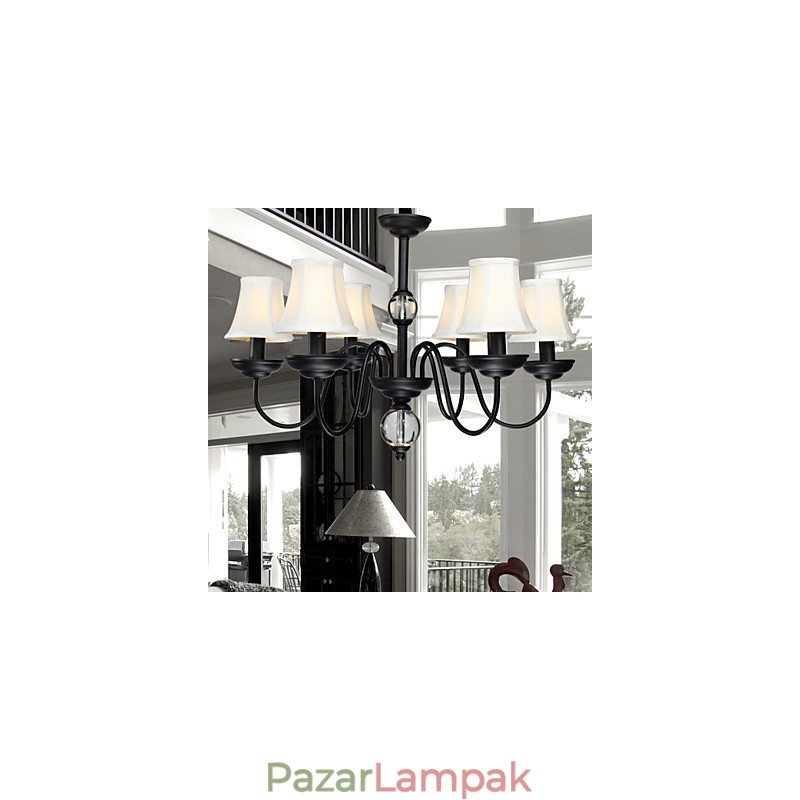 Modern kortárs fém csillár