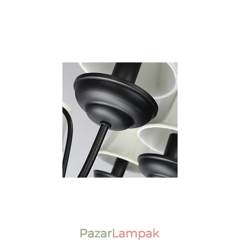 Modern kortárs fém csillár