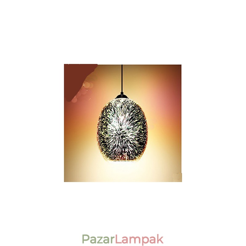 Egyszerű asztali 3D Glass kreatív medál