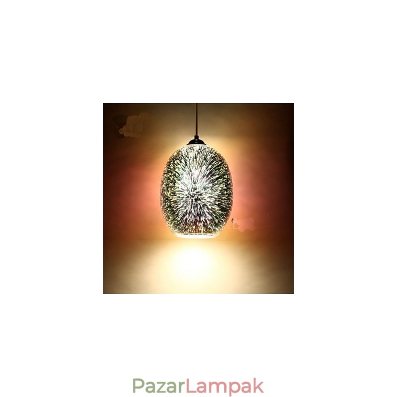 Egyszerű asztali 3D Glass kreatív medál