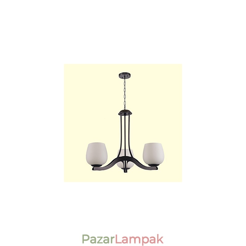 Hagyományos klasszikus Retro mini stílusú festmény fémcsillár