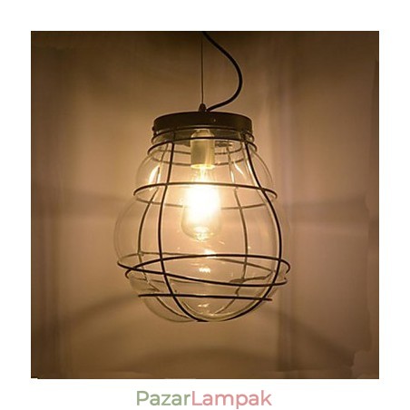 Észak-Európa egyszerű modern kreatív üveg retro függőlámpa Észak-Európa egyszerű modern kreatív üveg retro függőlámpa