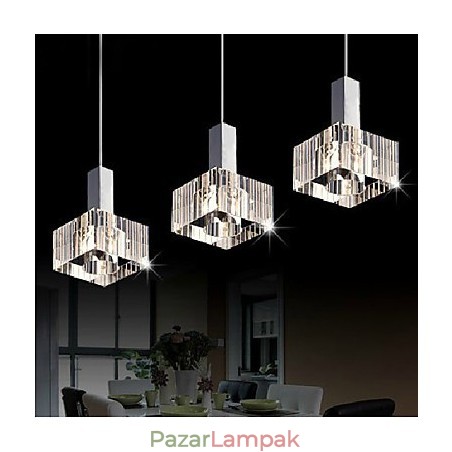 Crystal Pendant Iamp Three Crystal Pendant Iamp Three