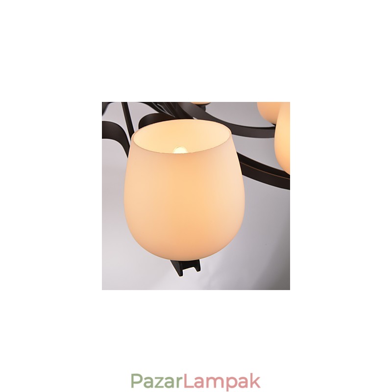 Hagyományos klasszikus Retro mini stílusú festmény fémcsillár