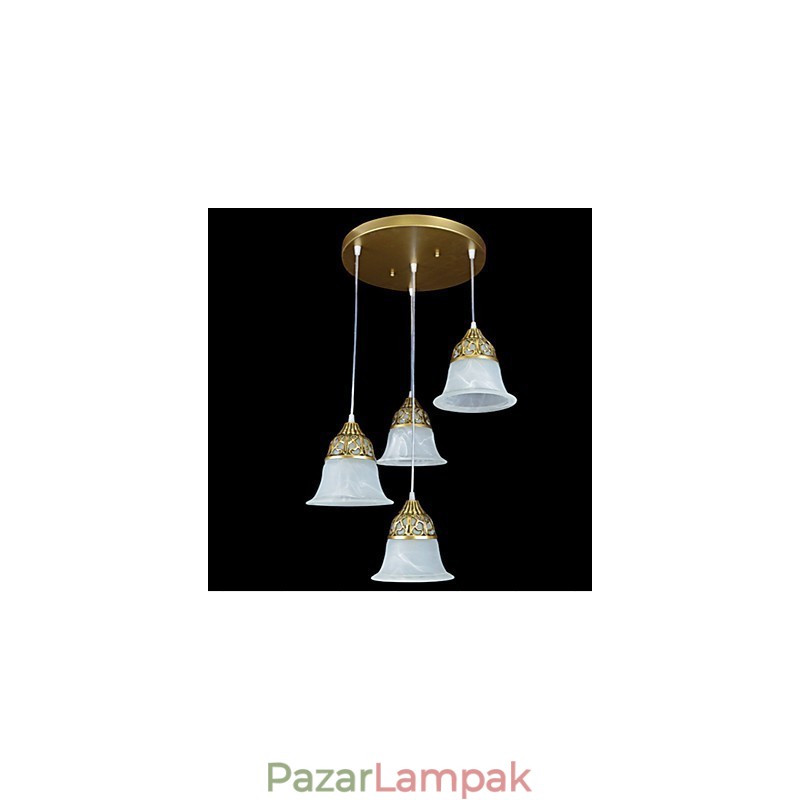 Hagyományos klasszikus rusztikus Lodge Retro bronz fém függőlámpa