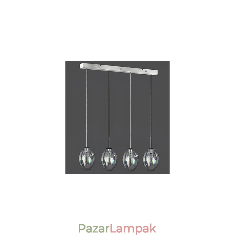 Modern, modern, hagyományos, klasszikus krómozott fém függőlámpa