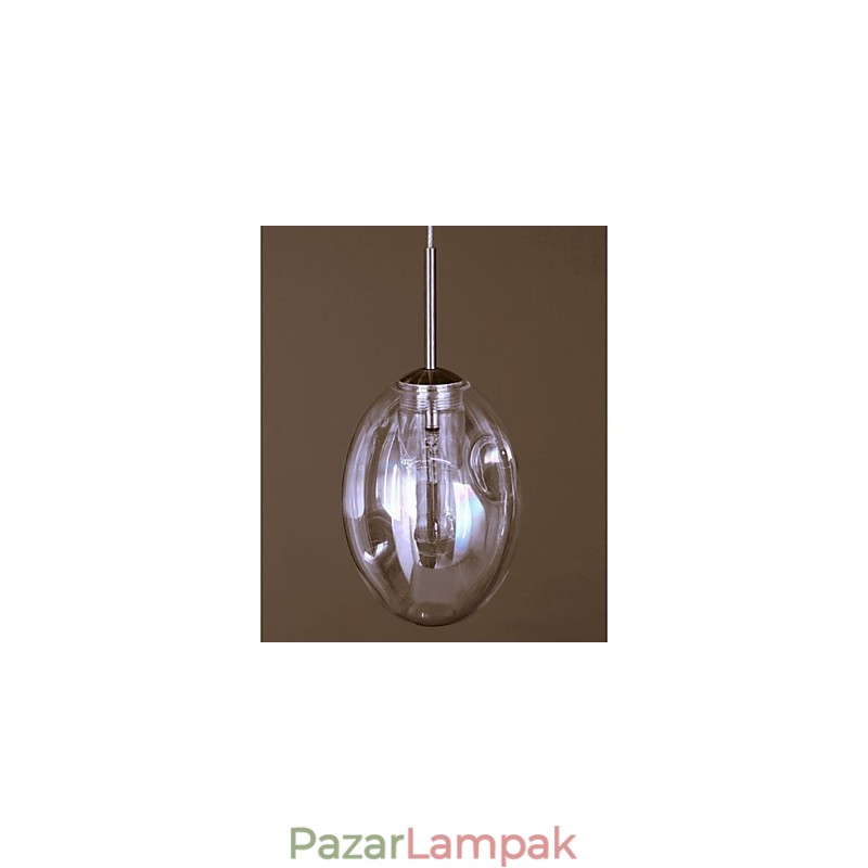 Modern, modern, hagyományos, klasszikus krómozott fém függőlámpa